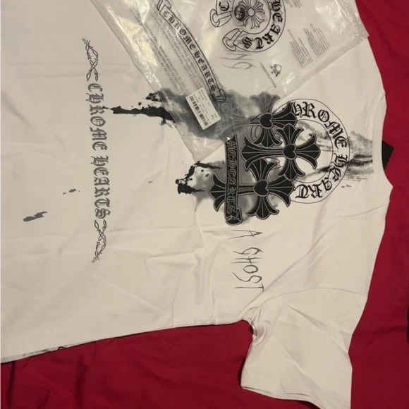 Chrome Hearts White Graphic Tee